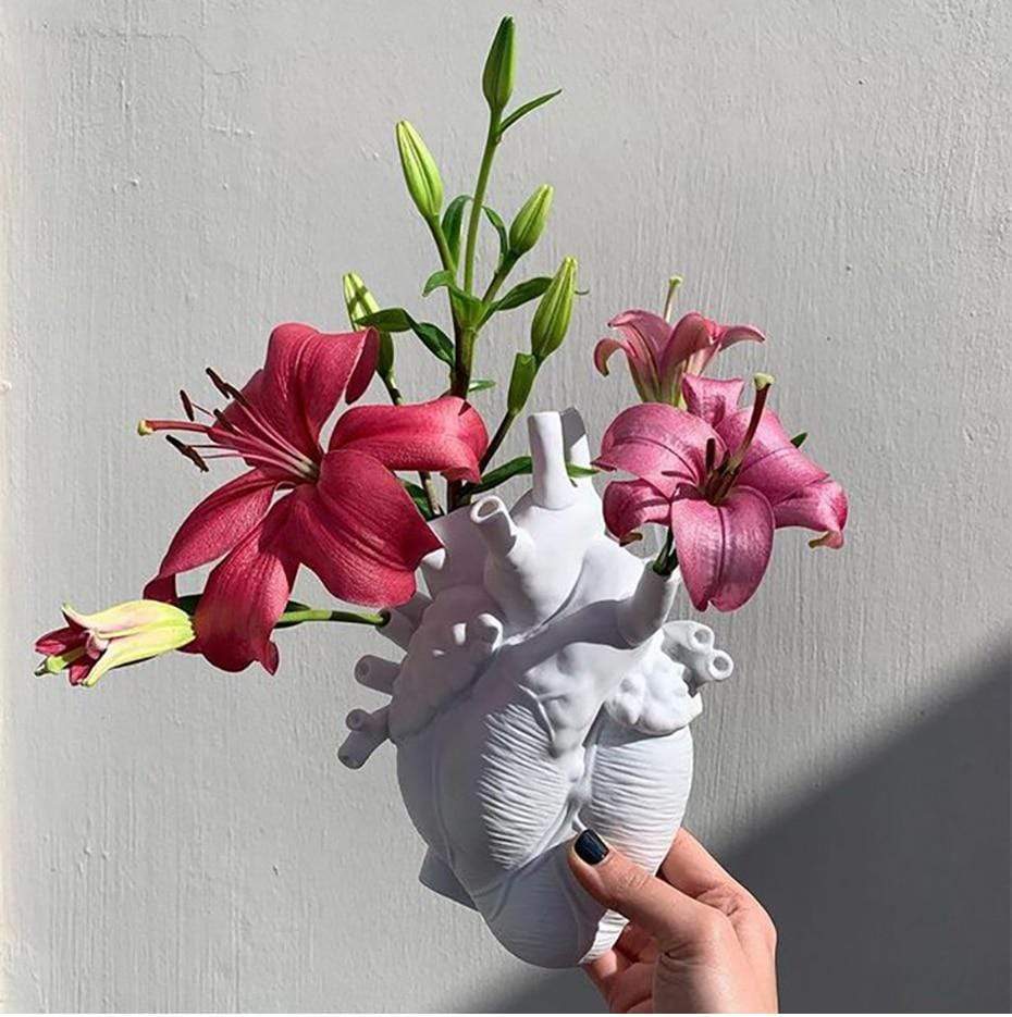 Herz Blumen Vase