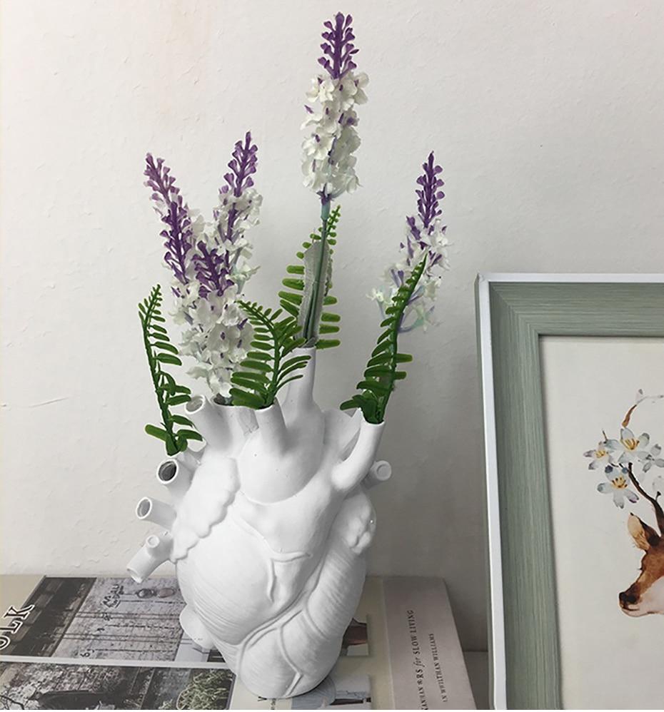 Herz Blumen Vase