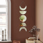 Mondphasen Spiegel Wandbehang