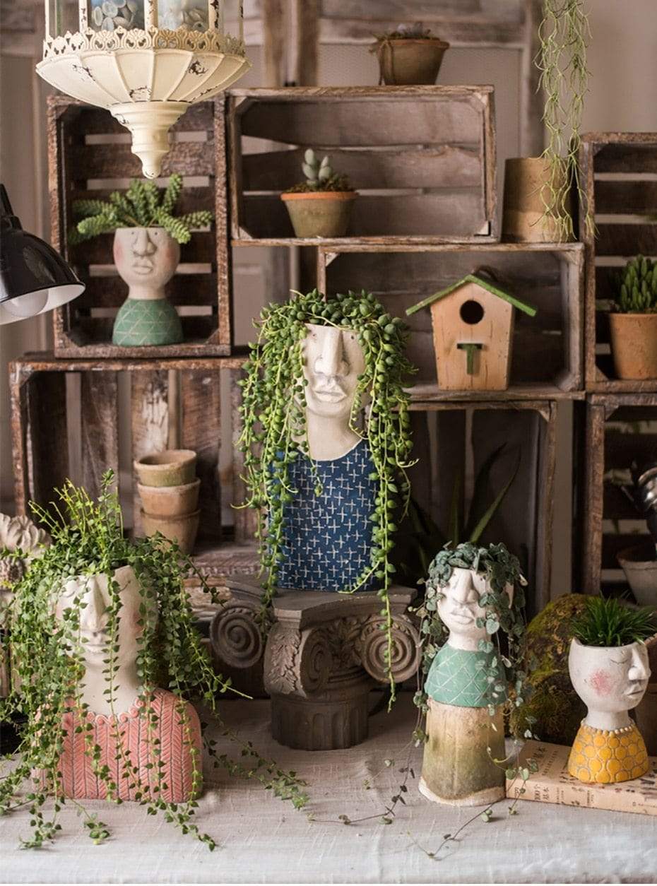 Nordic Family Gesichtsblumentopf