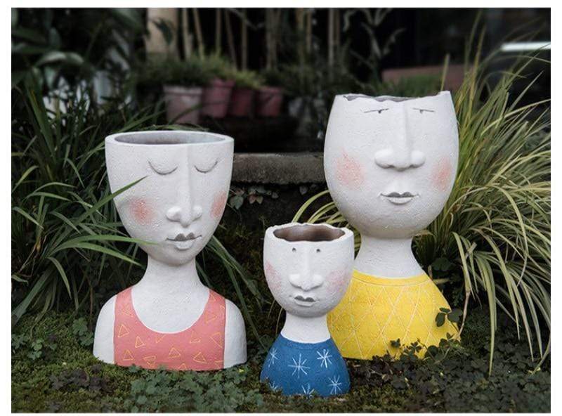 Nordic Family Gesichtsblumentopf