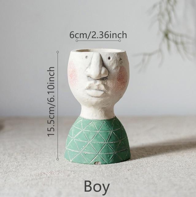 Nordic Family Gesichtsblumentopf