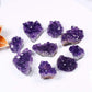 Roh-Amethyst-Quarz-Kristall-Cluster