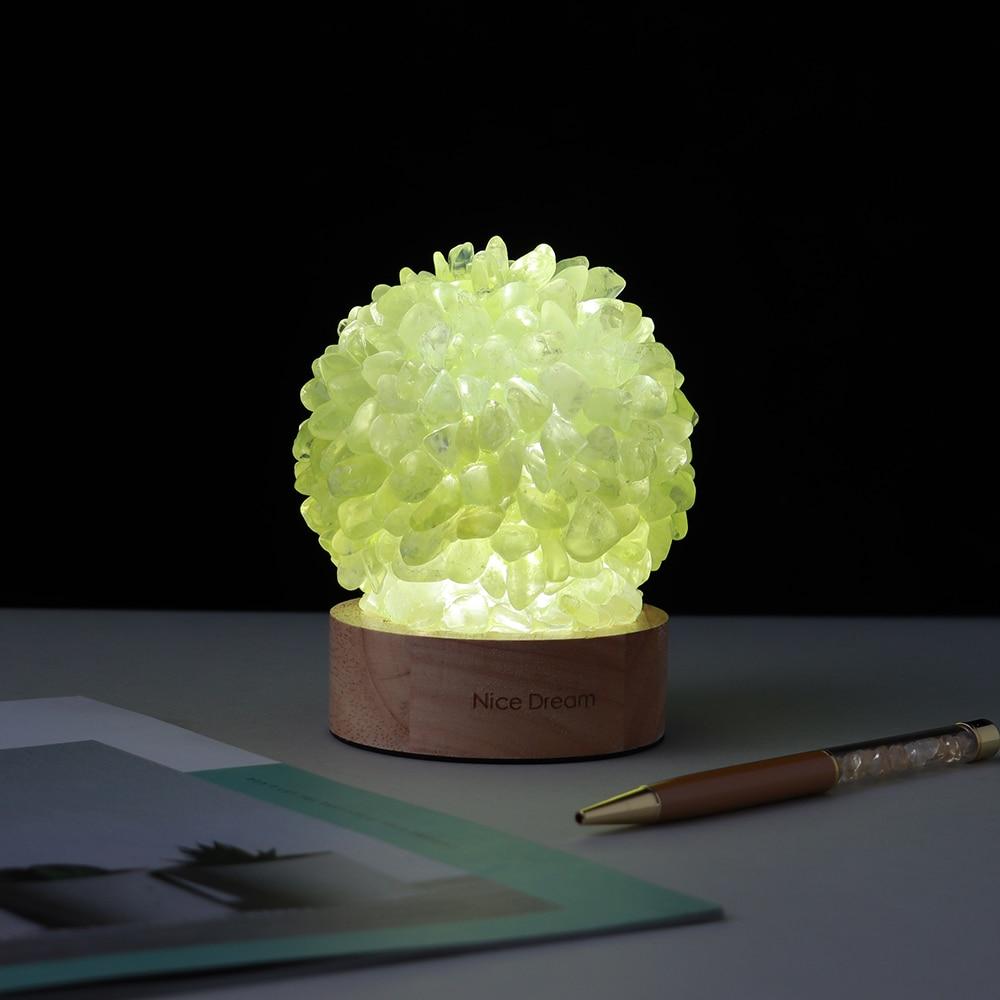 Aventurin Quarz Kristalllampe