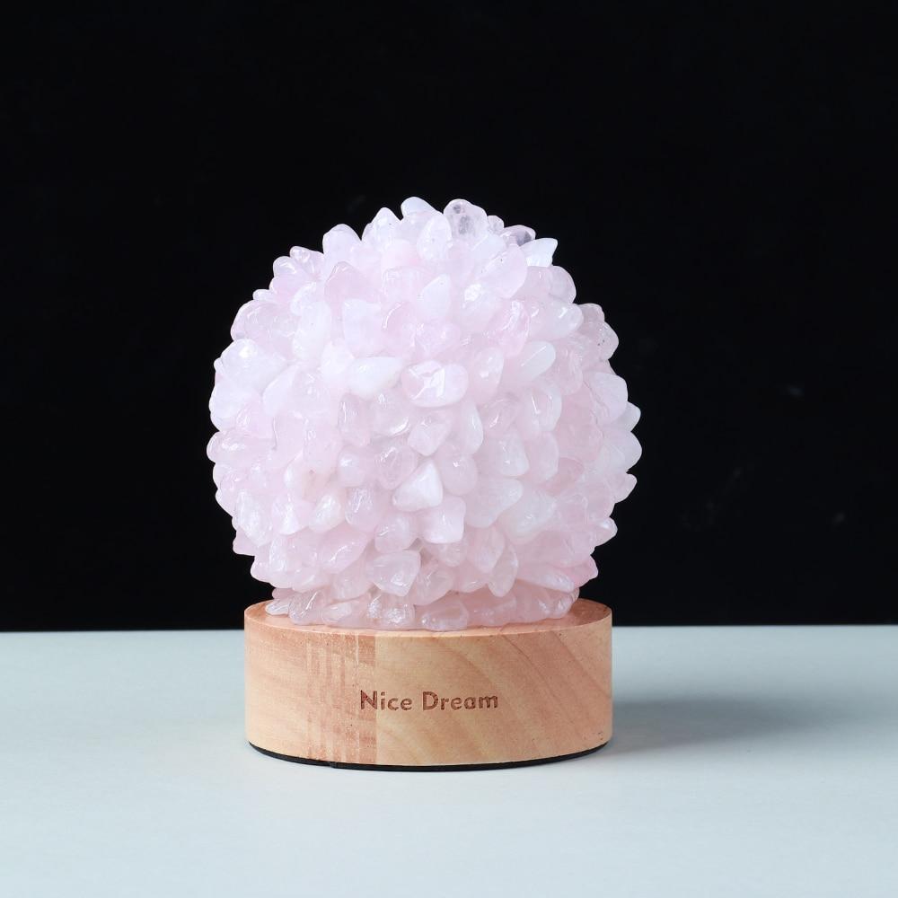 Aventurin Quarz Kristalllampe