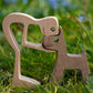 Unbedingte Liebe Holzfigur