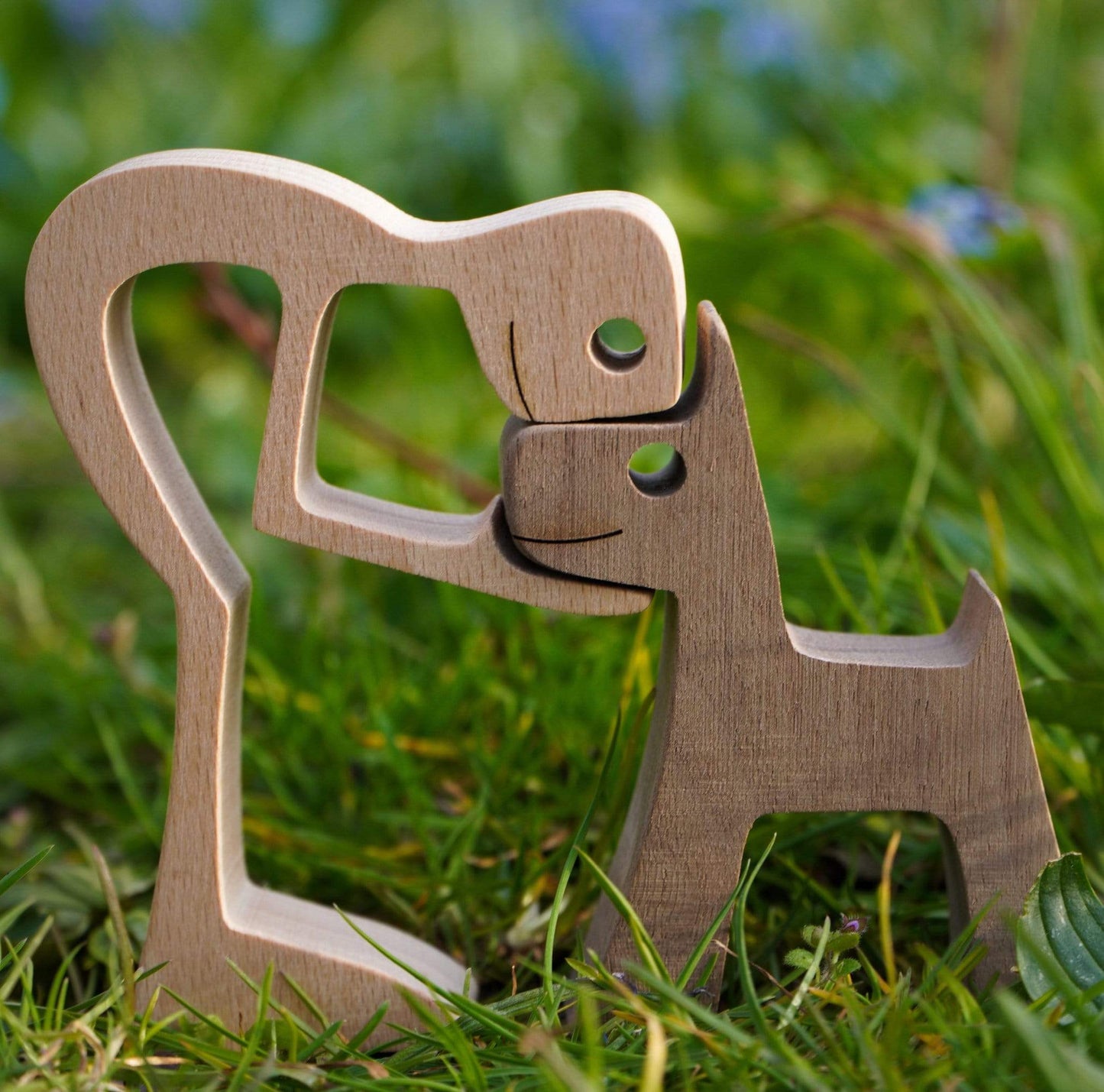 Unbedingte Liebe Holzfigur
