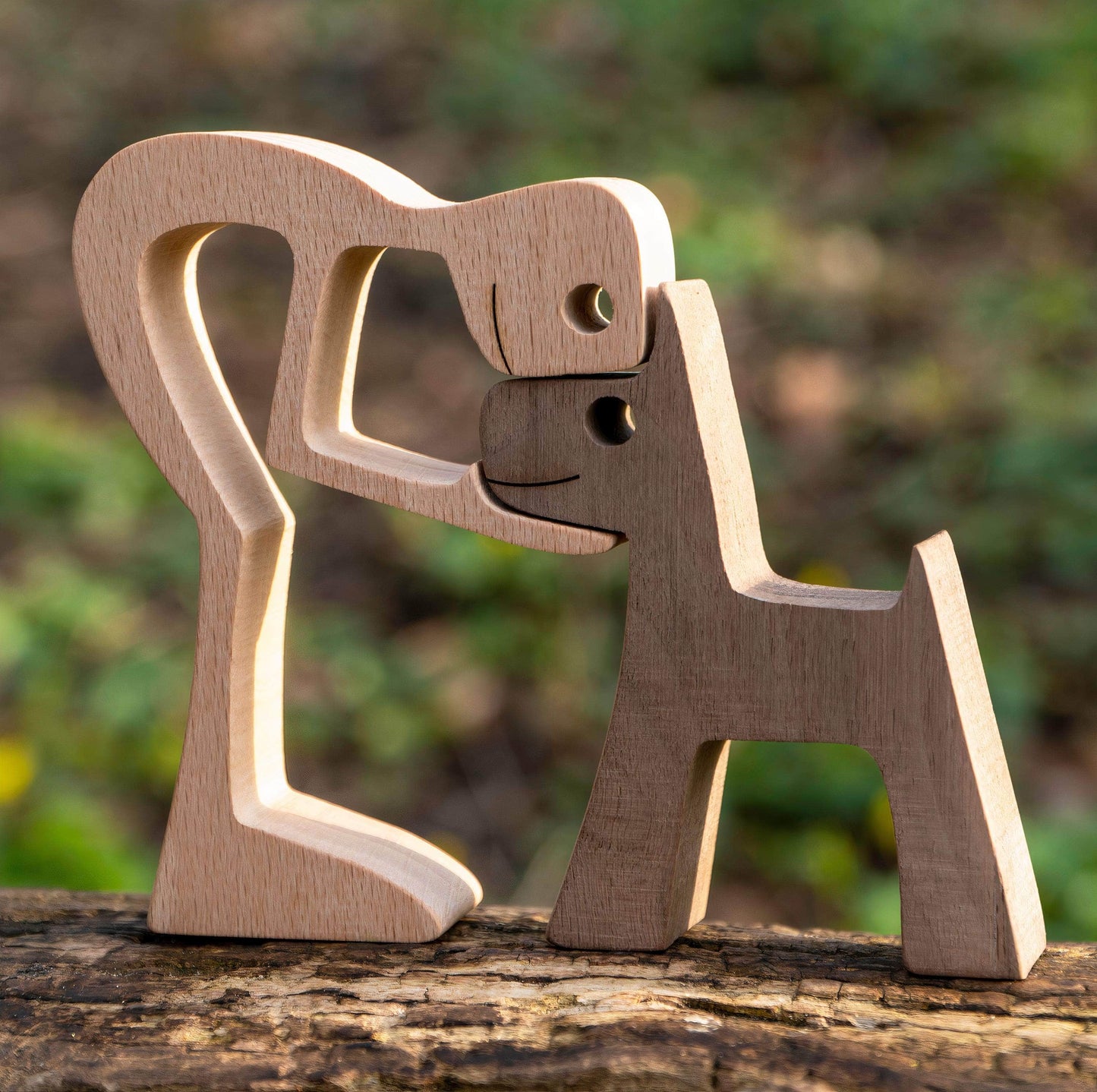 Unbedingte Liebe Holzfigur