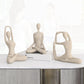 Yoga-Figurinen-Kunst