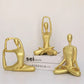 Yoga-Figurinen-Kunst