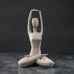 Yoga-Figurinen-Kunst
