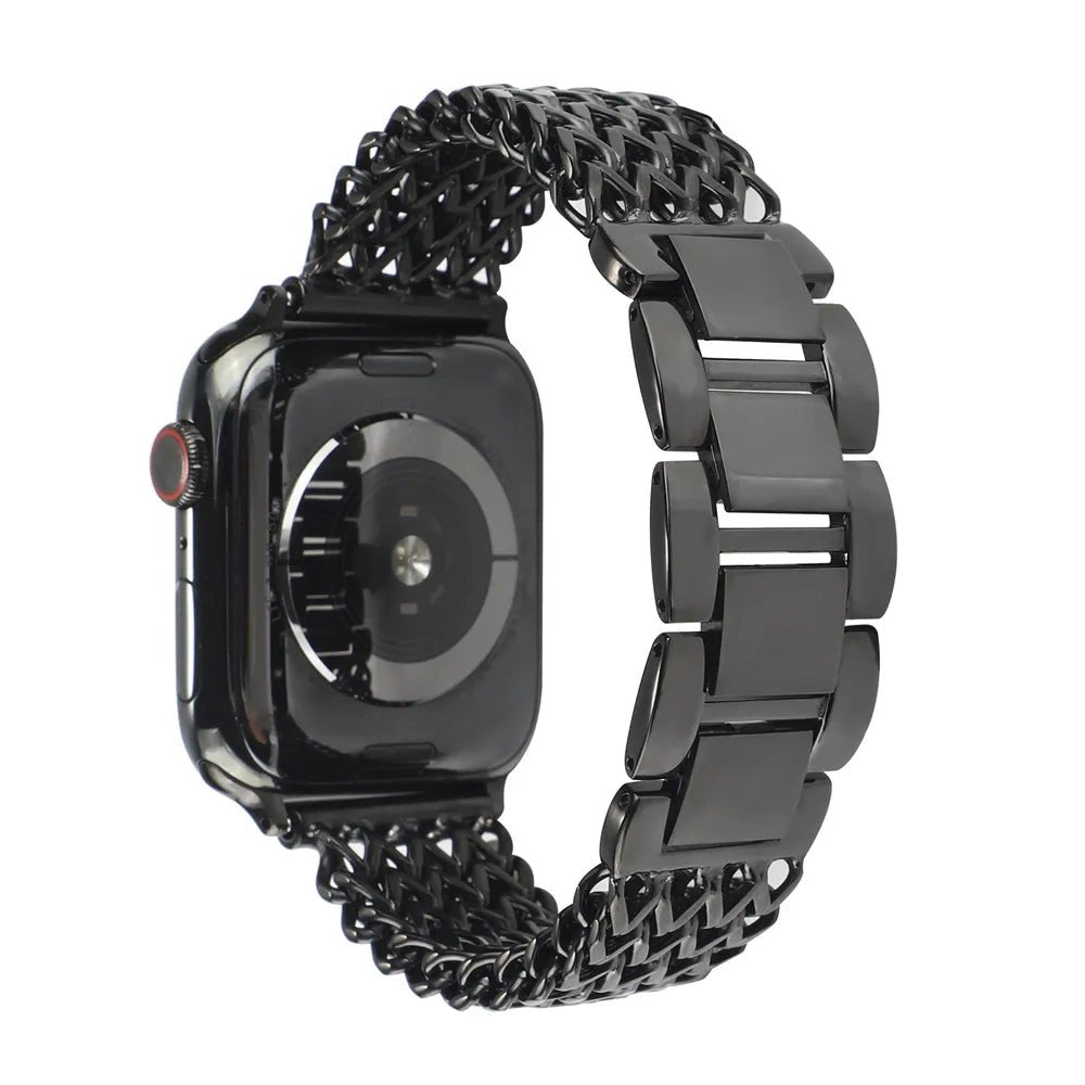 Frendorf | Damen Woven Edelstahl Armband für Apple Watch