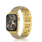 Frendorf | Damen Woven Edelstahl Armband für Apple Watch