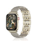 Frendorf | Damen Woven Edelstahl Armband für Apple Watch