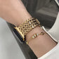 Frendorf | Damen Woven Edelstahl Armband für Apple Watch