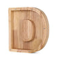 Holz Alphabetbuchstaben 'Initial' Sparschwein