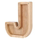 Holz Alphabetbuchstaben 'Initial' Sparschwein