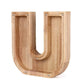 Holz Alphabetbuchstaben 'Initial' Sparschwein