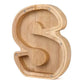 Holz Alphabetbuchstaben 'Initial' Sparschwein