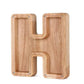 Holz Alphabetbuchstaben 'Initial' Sparschwein