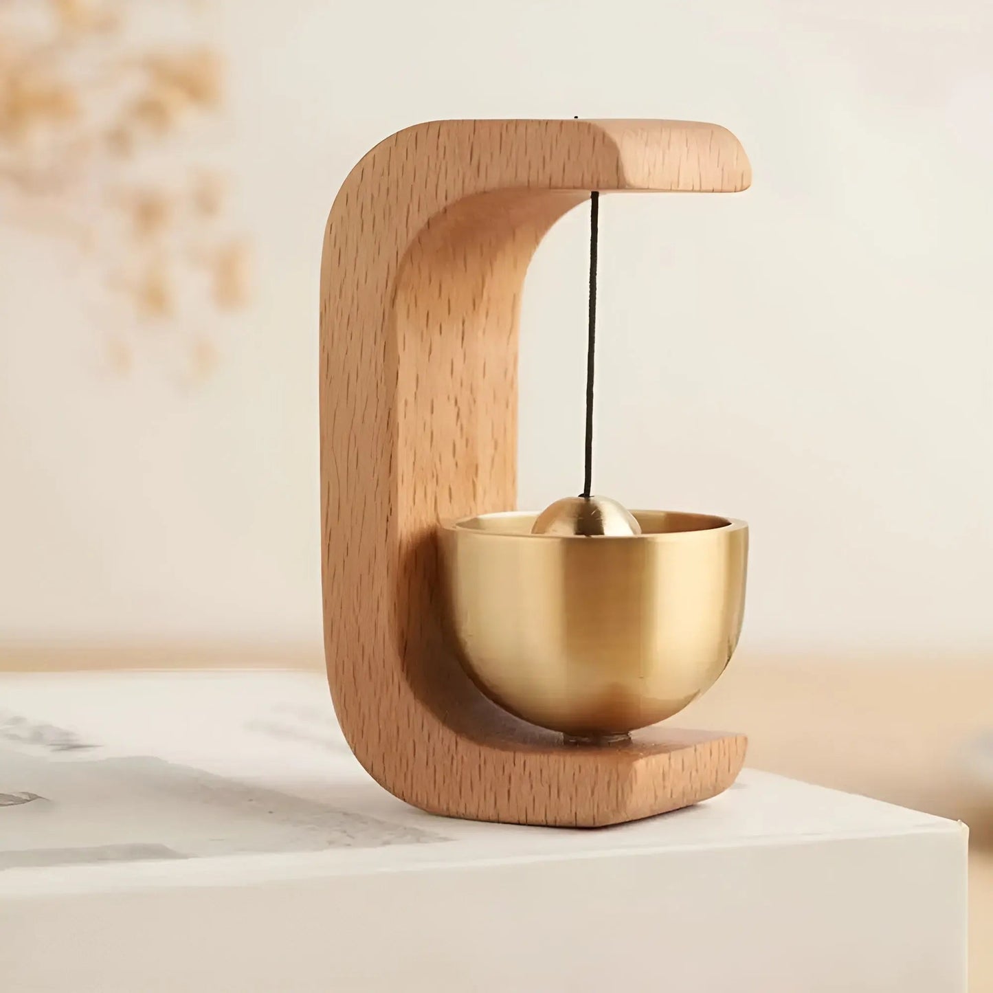 Türglocken - Melodisch - Dekorativ Holz - Japanischer Stil - Klangschalen-Glocke