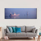 Frendorf | Misty Sunrise und Angelboot in Loctudy Wandkunst