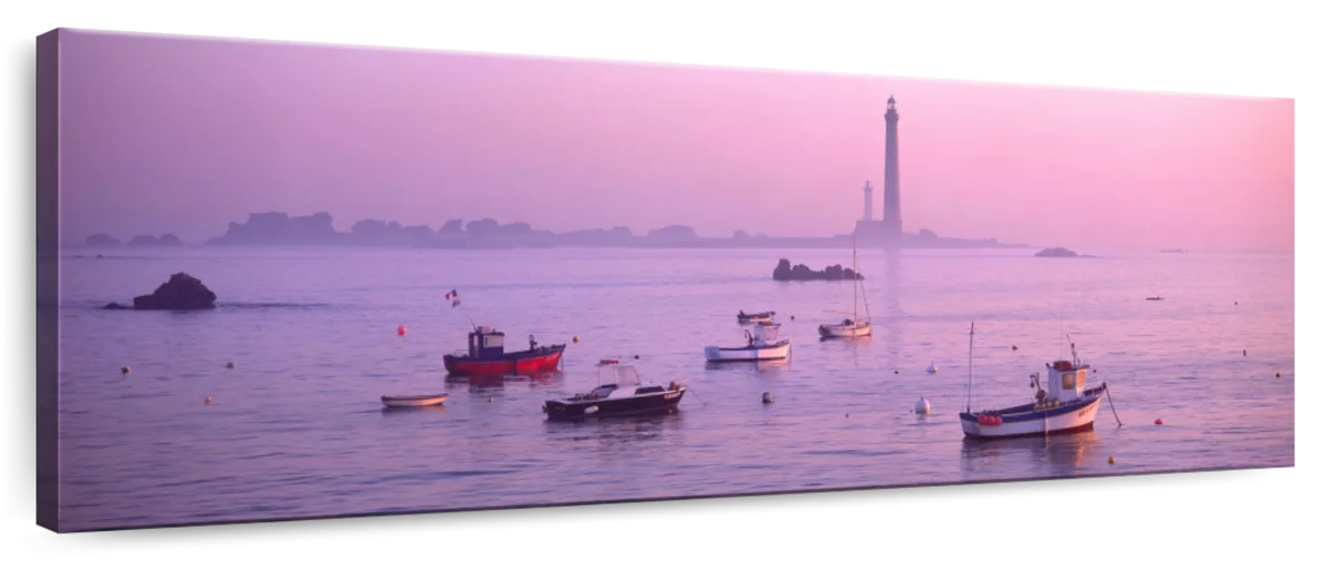 Frendorf | Lighthouse At Sunrise Ile Vierge Finistere Wandkunst
