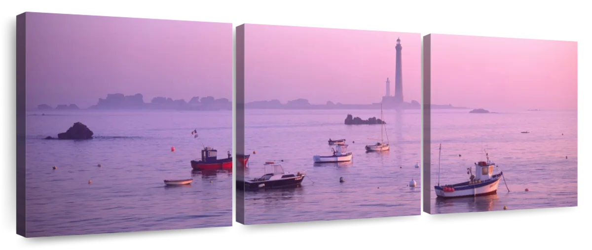 Frendorf | Lighthouse At Sunrise Ile Vierge Finistere Wandkunst