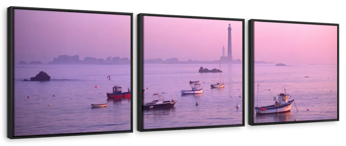 Frendorf | Lighthouse At Sunrise Ile Vierge Finistere Wandkunst