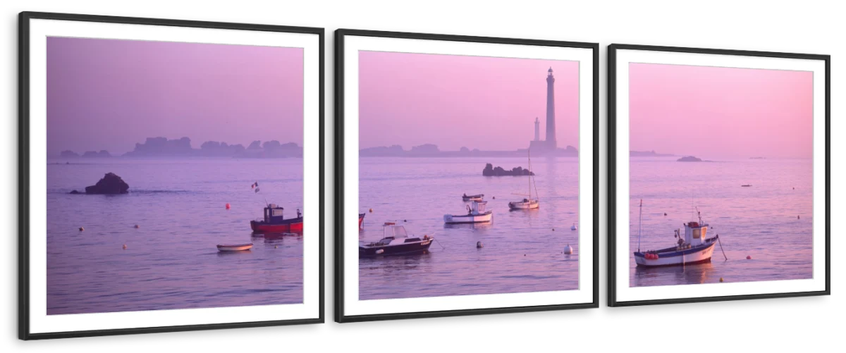 Frendorf | Lighthouse At Sunrise Ile Vierge Finistere Wandkunst