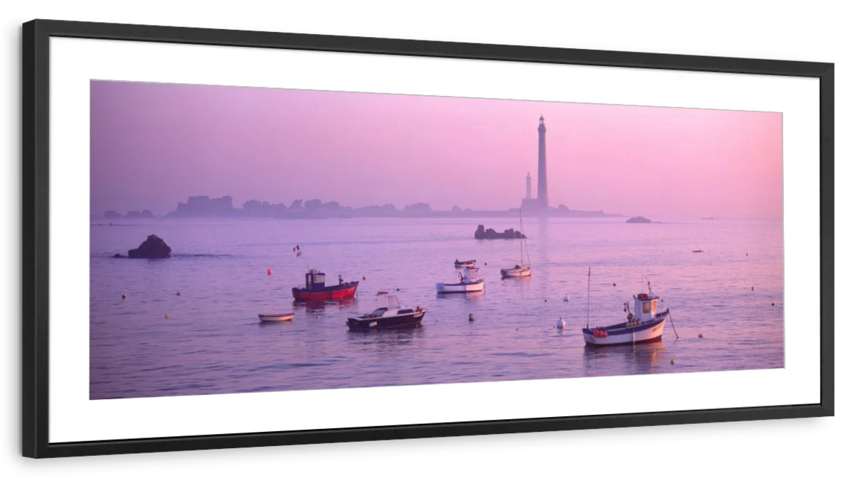 Frendorf | Lighthouse At Sunrise Ile Vierge Finistere Wandkunst