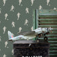 Frendorf | Dunkelgrüner Wallpaper mit Fußballspielern, 139507, To the Moon and Back, Esta Home