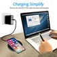 Frendorf | 30W Schnelles kabelloses Ladepad | Premium USB C Ladekabel MagSafe Ladegerät für Apple iPhone, Samsung & Android - Fast Wireless Charging Pad