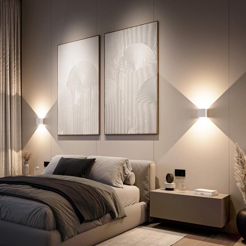 LumiGuard - LED Wandleuchte mit Warmlicht