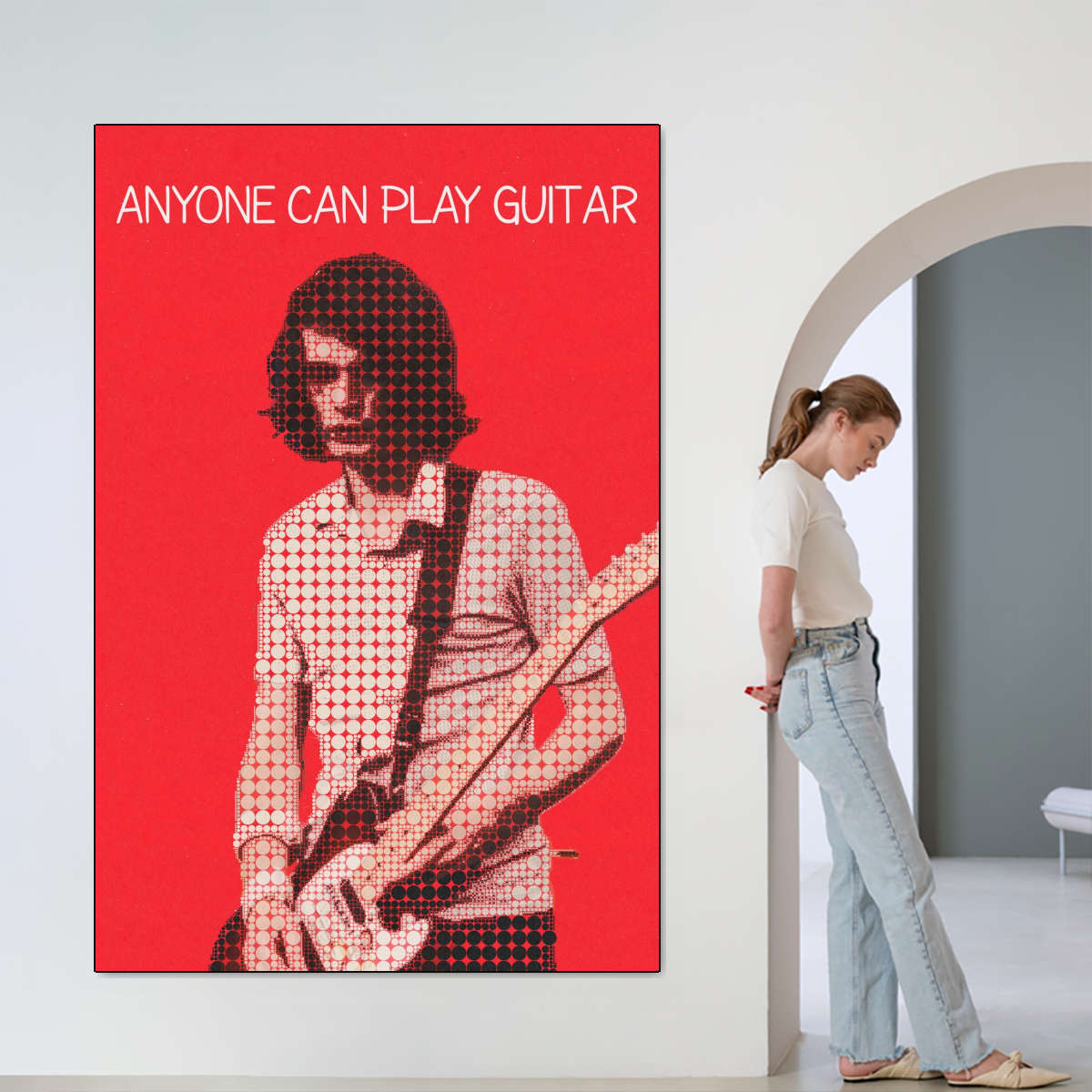 Frendorf | Jeder Kann Gitarre Spielen Wandkunst