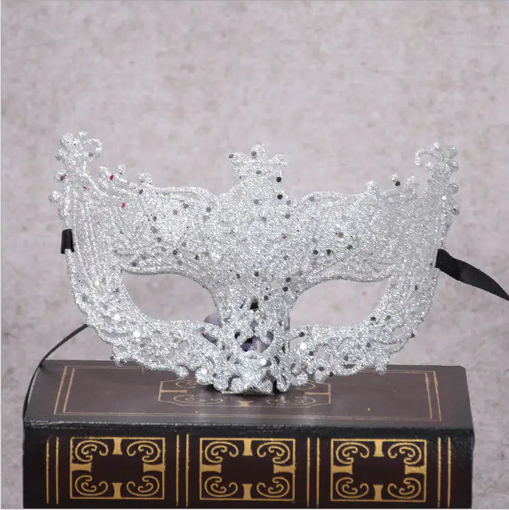 Frendorf | Abschlussball-Make-up-Kostüm, Spitzenmaske