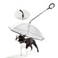 Frendorf | Rainguard Umbrella – Transparenter Regenschirm für Hunde
