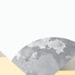 Frendorf | Gelb und Grau Berge II Wandkunst