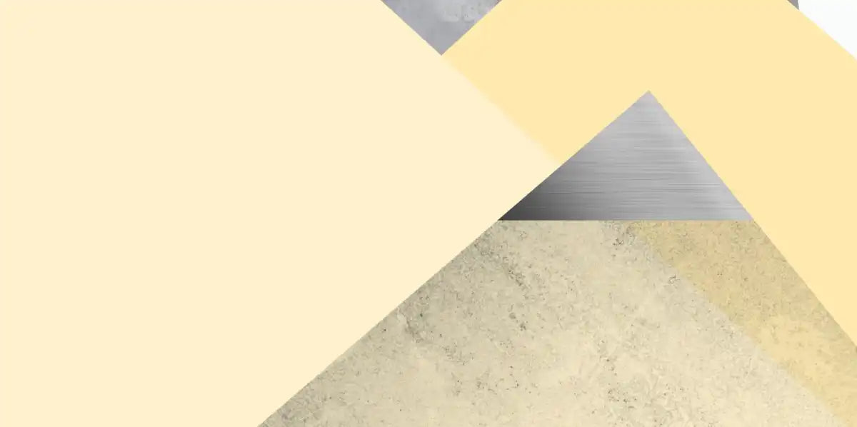 Frendorf | Gelb und Grau Berge II Wandkunst