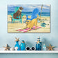 Frendorf | Grayton Beach Hund Duo Wandkunst