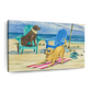 Frendorf | Grayton Beach Hund Duo Wandkunst