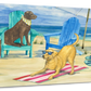 Frendorf | Grayton Beach Hund Duo Wandkunst