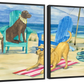 Frendorf | Grayton Beach Hund Duo Wandkunst