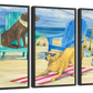Frendorf | Grayton Beach Hund Duo Wandkunst