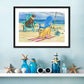 Frendorf | Grayton Beach Hund Duo Wandkunst