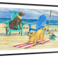 Frendorf | Grayton Beach Hund Duo Wandkunst
