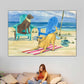 Frendorf | Grayton Beach Hund Duo Wandkunst