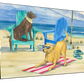 Frendorf | Grayton Beach Hund Duo Wandkunst