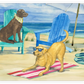 Frendorf | Grayton Beach Hund Duo Wandkunst