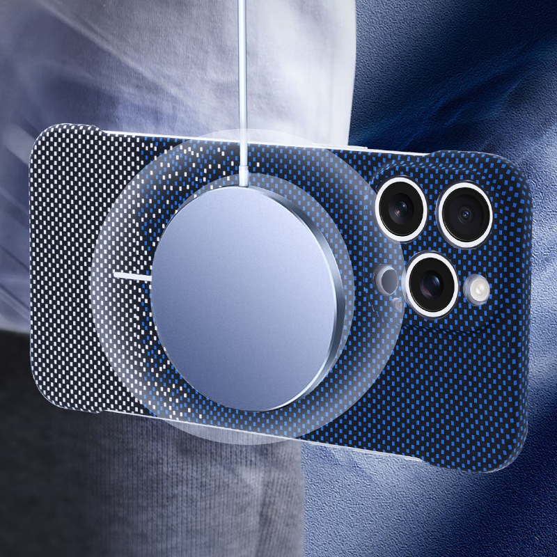 Frendorf | Fiberon Carbon Fiber Handyhülle – Dünn Rahmellos & MagSafe Bereit